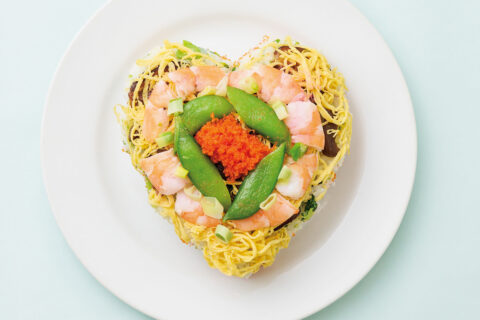 春野菜のちらし寿司ケーキ