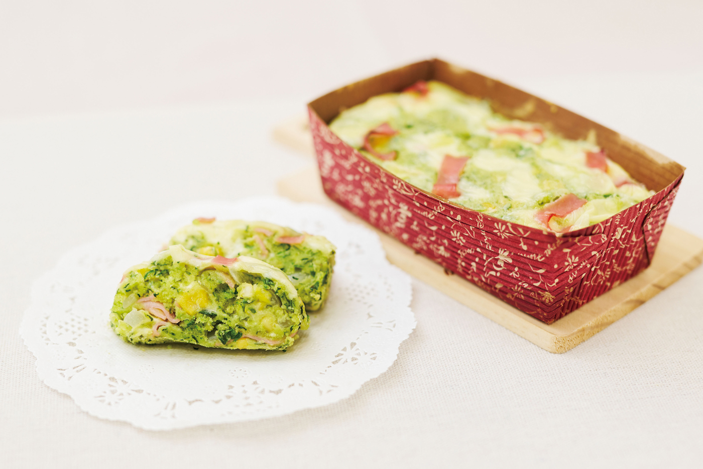 ほうれん草のCake salé(ケイク・サレ)