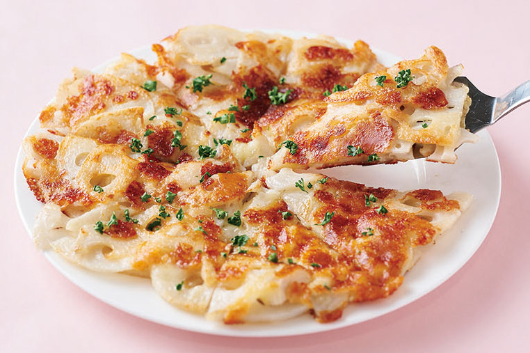 れんこんチーズガレット