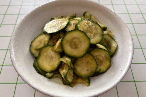 ズッキーニのカレーナムル