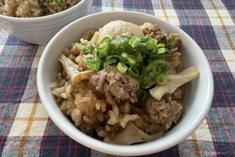 芋煮風炊き込みごはん