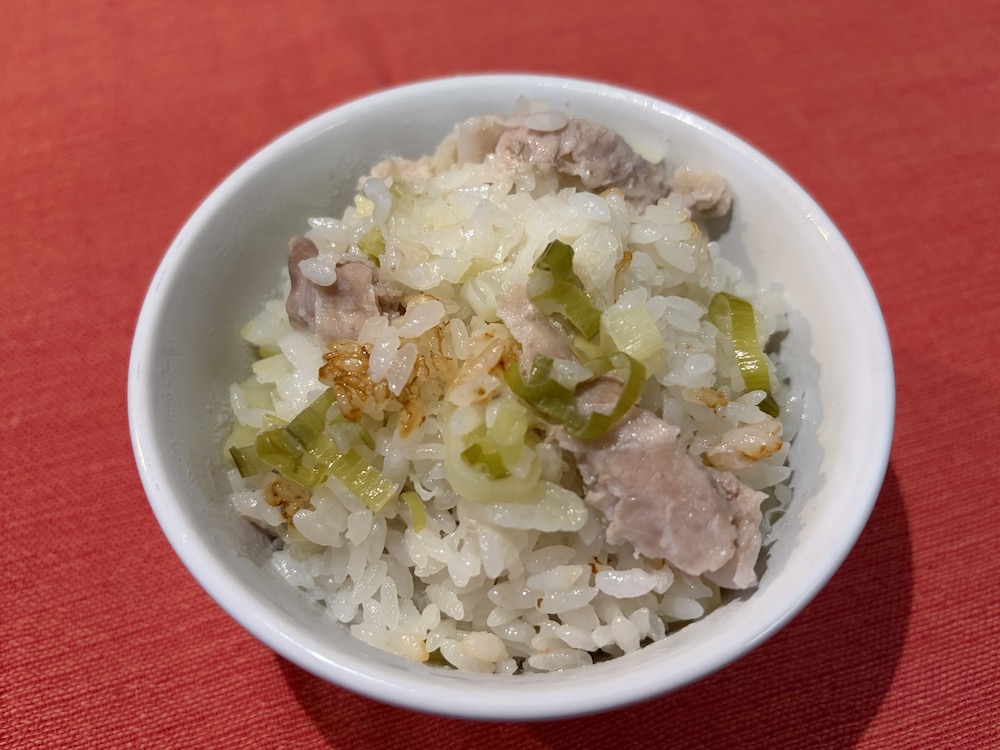長ねぎの炊き込みご飯